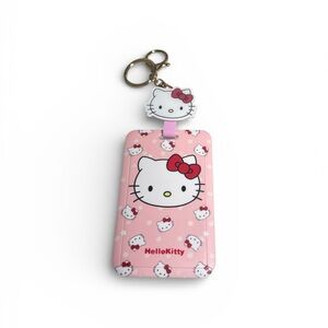 Hello Kitty Retractable Card Holder with Keychain